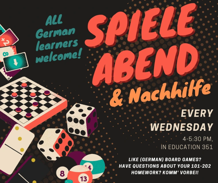Spieleabend & Nachhilfe Flyer