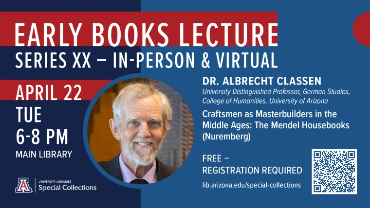 Early Books Lecture Series 2025
