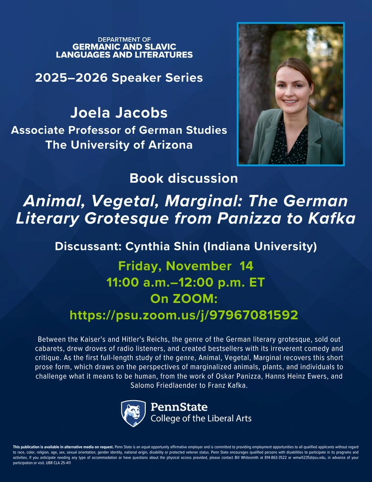 Dr. Jacobs book talk