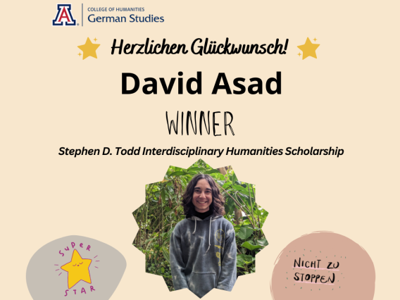 David Asad Scholarship Winner