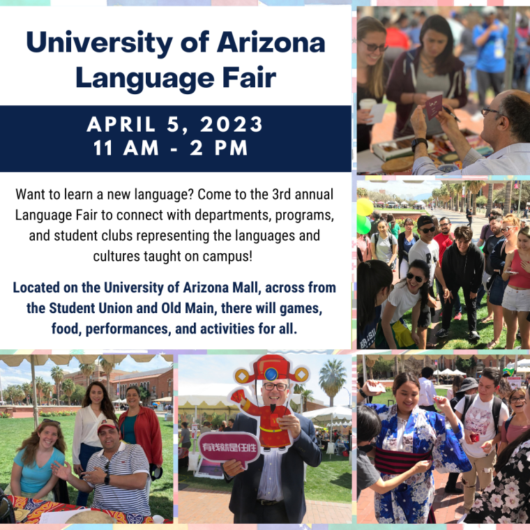 UA Language Fair 2023 Flyer