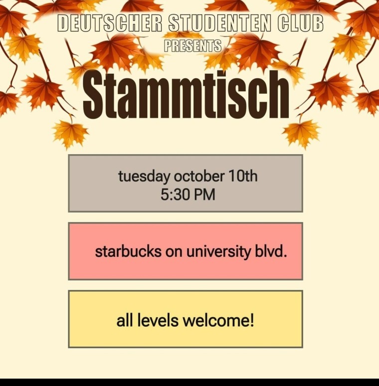 Stammtisch Oct 2023